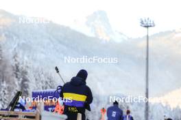 11.01.2024, Ruhpolding, Germany (GER): Martin Ponsiluoma (SWE) - IBU World Cup Biathlon, relay men, Ruhpolding (GER). www.nordicfocus.com. © Manzoni/NordicFocus. Every downloaded picture is fee-liable.