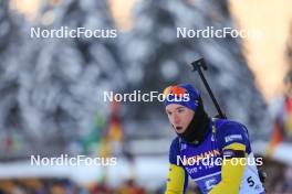 11.01.2024, Ruhpolding, Germany (GER): Sebastian Samuelsson (SWE) - IBU World Cup Biathlon, relay men, Ruhpolding (GER). www.nordicfocus.com. © Manzoni/NordicFocus. Every downloaded picture is fee-liable.