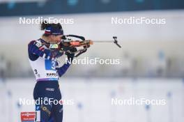 10.01.2024, Ruhpolding, Germany (GER): Julia Simon (FRA) - IBU World Cup Biathlon, relay women, Ruhpolding (GER). www.nordicfocus.com. © Thibaut/NordicFocus. Every downloaded picture is fee-liable.