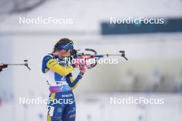 10.01.2024, Ruhpolding, Germany (GER): Elvira Oeberg (SWE) - IBU World Cup Biathlon, relay women, Ruhpolding (GER). www.nordicfocus.com. © Thibaut/NordicFocus. Every downloaded picture is fee-liable.