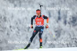 13.01.2024, Ruhpolding, Germany (GER): Philipp Horn (GER) - IBU World Cup Biathlon, sprint men, Ruhpolding (GER). www.nordicfocus.com. © Manzoni/NordicFocus. Every downloaded picture is fee-liable.