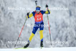 13.01.2024, Ruhpolding, Germany (GER): Emil Nykvist (SWE) - IBU World Cup Biathlon, sprint men, Ruhpolding (GER). www.nordicfocus.com. © Manzoni/NordicFocus. Every downloaded picture is fee-liable.