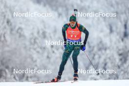 13.01.2024, Ruhpolding, Germany (GER): Vytautas Strolia (LTU) - IBU World Cup Biathlon, sprint men, Ruhpolding (GER). www.nordicfocus.com. © Manzoni/NordicFocus. Every downloaded picture is fee-liable.