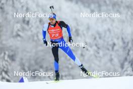 13.01.2024, Ruhpolding, Germany (GER): Kristo Siimer (EST) - IBU World Cup Biathlon, sprint men, Ruhpolding (GER). www.nordicfocus.com. © Manzoni/NordicFocus. Every downloaded picture is fee-liable.