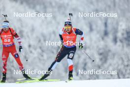 13.01.2024, Ruhpolding, Germany (GER): Kiyomasa Ojima (JPN) - IBU World Cup Biathlon, sprint men, Ruhpolding (GER). www.nordicfocus.com. © Manzoni/NordicFocus. Every downloaded picture is fee-liable.