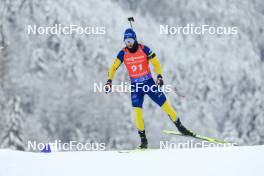 13.01.2024, Ruhpolding, Germany (GER): Peppe Femling (SWE) - IBU World Cup Biathlon, sprint men, Ruhpolding (GER). www.nordicfocus.com. © Manzoni/NordicFocus. Every downloaded picture is fee-liable.