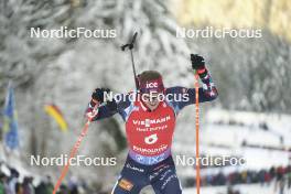 13.01.2024, Ruhpolding, Germany (GER): Endre Stroemsheim (NOR) - IBU World Cup Biathlon, sprint men, Ruhpolding (GER). www.nordicfocus.com. © Thibaut/NordicFocus. Every downloaded picture is fee-liable.