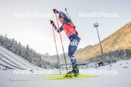 13.01.2024, Ruhpolding, Germany (GER): Johannes Dale-Skjevdal (NOR) - IBU World Cup Biathlon, sprint men, Ruhpolding (GER). www.nordicfocus.com. © Thibaut/NordicFocus. Every downloaded picture is fee-liable.