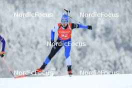 13.01.2024, Ruhpolding, Germany (GER): Mehis Udam (EST) - IBU World Cup Biathlon, sprint men, Ruhpolding (GER). www.nordicfocus.com. © Manzoni/NordicFocus. Every downloaded picture is fee-liable.