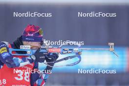 13.01.2024, Ruhpolding, Germany (GER): Sturla Holm Laegreid (NOR) - IBU World Cup Biathlon, sprint men, Ruhpolding (GER). www.nordicfocus.com. © Thibaut/NordicFocus. Every downloaded picture is fee-liable.