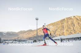 13.01.2024, Ruhpolding, Germany (GER): Nikita Akimov (KAZ) - IBU World Cup Biathlon, sprint men, Ruhpolding (GER). www.nordicfocus.com. © Thibaut/NordicFocus. Every downloaded picture is fee-liable.