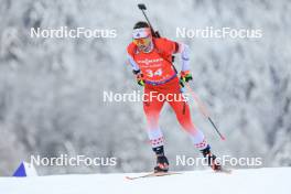 13.01.2024, Ruhpolding, Germany (GER): Christian Gow (CAN) - IBU World Cup Biathlon, sprint men, Ruhpolding (GER). www.nordicfocus.com. © Manzoni/NordicFocus. Every downloaded picture is fee-liable.