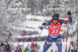 13.01.2024, Ruhpolding, Germany (GER): Fabien Claude (FRA) - IBU World Cup Biathlon, sprint men, Ruhpolding (GER). www.nordicfocus.com. © Thibaut/NordicFocus. Every downloaded picture is fee-liable.