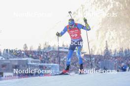 13.01.2024, Ruhpolding, Germany (GER): Denys Nasyko (UKR) - IBU World Cup Biathlon, sprint men, Ruhpolding (GER). www.nordicfocus.com. © Thibaut/NordicFocus. Every downloaded picture is fee-liable.