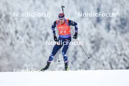 13.01.2024, Ruhpolding, Germany (GER): Tarjei Boe (NOR) - IBU World Cup Biathlon, sprint men, Ruhpolding (GER). www.nordicfocus.com. © Manzoni/NordicFocus. Every downloaded picture is fee-liable.