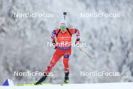 13.01.2024, Ruhpolding, Germany (GER): Felix Leitner (AUT) - IBU World Cup Biathlon, sprint men, Ruhpolding (GER). www.nordicfocus.com. © Manzoni/NordicFocus. Every downloaded picture is fee-liable.