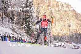 13.01.2024, Ruhpolding, Germany (GER): Johannes Kuehn (GER) - IBU World Cup Biathlon, sprint men, Ruhpolding (GER). www.nordicfocus.com. © Thibaut/NordicFocus. Every downloaded picture is fee-liable.