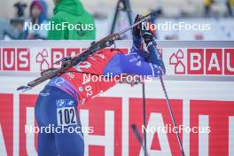 13.01.2024, Ruhpolding, Germany (GER): Jake Brown (USA) - IBU World Cup Biathlon, sprint men, Ruhpolding (GER). www.nordicfocus.com. © Thibaut/NordicFocus. Every downloaded picture is fee-liable.