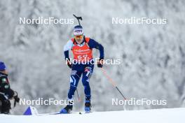 13.01.2024, Ruhpolding, Germany (GER): Heikki Laitinen (FIN) - IBU World Cup Biathlon, sprint men, Ruhpolding (GER). www.nordicfocus.com. © Manzoni/NordicFocus. Every downloaded picture is fee-liable.