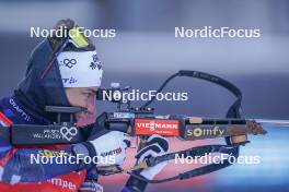 13.01.2024, Ruhpolding, Germany (GER): Eric Perrot (FRA) - IBU World Cup Biathlon, sprint men, Ruhpolding (GER). www.nordicfocus.com. © Thibaut/NordicFocus. Every downloaded picture is fee-liable.