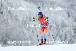 13.01.2024, Ruhpolding, Germany (GER): Jeremy Finello (SUI) - IBU World Cup Biathlon, sprint men, Ruhpolding (GER). www.nordicfocus.com. © Manzoni/NordicFocus. Every downloaded picture is fee-liable.