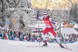 13.01.2024, Ruhpolding, Germany (GER): Timofei Lapshin (KOR) - IBU World Cup Biathlon, sprint men, Ruhpolding (GER). www.nordicfocus.com. © Thibaut/NordicFocus. Every downloaded picture is fee-liable.