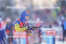 13.01.2024, Ruhpolding, Germany (GER): Sebastian Samuelsson (SWE) - IBU World Cup Biathlon, sprint men, Ruhpolding (GER). www.nordicfocus.com. © Thibaut/NordicFocus. Every downloaded picture is fee-liable.