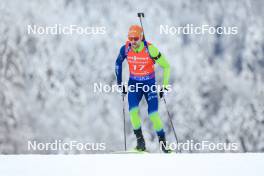 13.01.2024, Ruhpolding, Germany (GER): Jakov Fak (SLO) - IBU World Cup Biathlon, sprint men, Ruhpolding (GER). www.nordicfocus.com. © Manzoni/NordicFocus. Every downloaded picture is fee-liable.