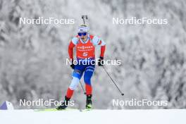 13.01.2024, Ruhpolding, Germany (GER): Jakub Stvrtecky (CZE) - IBU World Cup Biathlon, sprint men, Ruhpolding (GER). www.nordicfocus.com. © Manzoni/NordicFocus. Every downloaded picture is fee-liable.