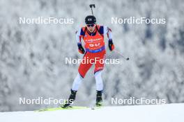 13.01.2024, Ruhpolding, Germany (GER): Dujin Choi (KOR) - IBU World Cup Biathlon, sprint men, Ruhpolding (GER). www.nordicfocus.com. © Manzoni/NordicFocus. Every downloaded picture is fee-liable.