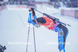 13.01.2024, Ruhpolding, Germany (GER): Raido Raenkel (EST) - IBU World Cup Biathlon, sprint men, Ruhpolding (GER). www.nordicfocus.com. © Thibaut/NordicFocus. Every downloaded picture is fee-liable.