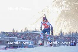 13.01.2024, Ruhpolding, Germany (GER): Marcus Bolin Webb (GBR) - IBU World Cup Biathlon, sprint men, Ruhpolding (GER). www.nordicfocus.com. © Thibaut/NordicFocus. Every downloaded picture is fee-liable.