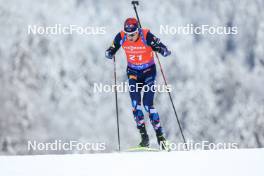 13.01.2024, Ruhpolding, Germany (GER): Tarjei Boe (NOR) - IBU World Cup Biathlon, sprint men, Ruhpolding (GER). www.nordicfocus.com. © Manzoni/NordicFocus. Every downloaded picture is fee-liable.