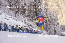 13.01.2024, Ruhpolding, Germany (GER): Jesper Nelin (SWE) - IBU World Cup Biathlon, sprint men, Ruhpolding (GER). www.nordicfocus.com. © Thibaut/NordicFocus. Every downloaded picture is fee-liable.