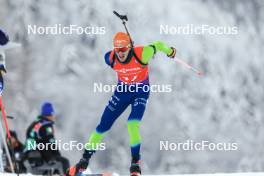 13.01.2024, Ruhpolding, Germany (GER): Lovro Planko (SLO) - IBU World Cup Biathlon, sprint men, Ruhpolding (GER). www.nordicfocus.com. © Manzoni/NordicFocus. Every downloaded picture is fee-liable.