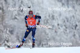 13.01.2024, Ruhpolding, Germany (GER): Endre Stroemsheim (NOR) - IBU World Cup Biathlon, sprint men, Ruhpolding (GER). www.nordicfocus.com. © Manzoni/NordicFocus. Every downloaded picture is fee-liable.