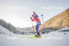 13.01.2024, Ruhpolding, Germany (GER): Dmitrii Shamaev (ROU) - IBU World Cup Biathlon, sprint men, Ruhpolding (GER). www.nordicfocus.com. © Thibaut/NordicFocus. Every downloaded picture is fee-liable.