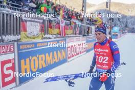 13.01.2024, Ruhpolding, Germany (GER): Jake Brown (USA) - IBU World Cup Biathlon, sprint men, Ruhpolding (GER). www.nordicfocus.com. © Thibaut/NordicFocus. Every downloaded picture is fee-liable.