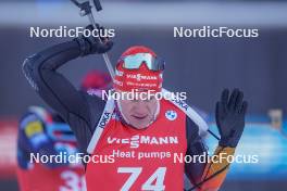 13.01.2024, Ruhpolding, Germany (GER): Roman Rees (GER) - IBU World Cup Biathlon, sprint men, Ruhpolding (GER). www.nordicfocus.com. © Thibaut/NordicFocus. Every downloaded picture is fee-liable.