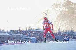 13.01.2024, Ruhpolding, Germany (GER): Kacper Gunka (POL) - IBU World Cup Biathlon, sprint men, Ruhpolding (GER). www.nordicfocus.com. © Thibaut/NordicFocus. Every downloaded picture is fee-liable.