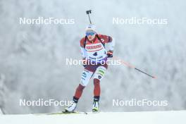 12.01.2024, Ruhpolding, Germany (GER): Baiba Bendika (LAT) - IBU World Cup Biathlon, sprint women, Ruhpolding (GER). www.nordicfocus.com. © Manzoni/NordicFocus. Every downloaded picture is fee-liable.