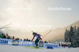 12.01.2024, Ruhpolding, Germany (GER): Chloe Levins (USA) - IBU World Cup Biathlon, sprint women, Ruhpolding (GER). www.nordicfocus.com. © Thibaut/NordicFocus. Every downloaded picture is fee-liable.
