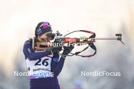 12.01.2024, Ruhpolding, Germany (GER): Lisa Vittozzi (ITA) - IBU World Cup Biathlon, sprint women, Ruhpolding (GER). www.nordicfocus.com. © Thibaut/NordicFocus. Every downloaded picture is fee-liable.