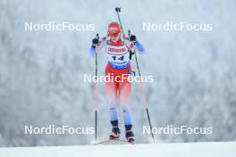 12.01.2024, Ruhpolding, Germany (GER): Amy Baserga (SUI) - IBU World Cup Biathlon, sprint women, Ruhpolding (GER). www.nordicfocus.com. © Manzoni/NordicFocus. Every downloaded picture is fee-liable.