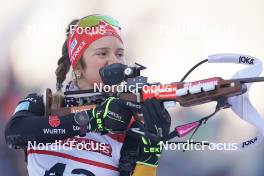12.01.2024, Ruhpolding, Germany (GER): Sophia Schneider (GER) - IBU World Cup Biathlon, sprint women, Ruhpolding (GER). www.nordicfocus.com. © Thibaut/NordicFocus. Every downloaded picture is fee-liable.