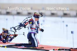 12.01.2024, Ruhpolding, Germany (GER): Juni Arnekleiv (NOR) - IBU World Cup Biathlon, sprint women, Ruhpolding (GER). www.nordicfocus.com. © Manzoni/NordicFocus. Every downloaded picture is fee-liable.
