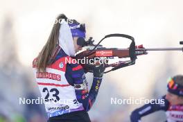 12.01.2024, Ruhpolding, Germany (GER): Jeanne Richard (FRA) - IBU World Cup Biathlon, sprint women, Ruhpolding (GER). www.nordicfocus.com. © Thibaut/NordicFocus. Every downloaded picture is fee-liable.