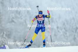 12.01.2024, Ruhpolding, Germany (GER): Elvira Oeberg (SWE) - IBU World Cup Biathlon, sprint women, Ruhpolding (GER). www.nordicfocus.com. © Manzoni/NordicFocus. Every downloaded picture is fee-liable.