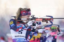 12.01.2024, Ruhpolding, Germany (GER): Karoline Offigstad Knotten (NOR) - IBU World Cup Biathlon, sprint women, Ruhpolding (GER). www.nordicfocus.com. © Thibaut/NordicFocus. Every downloaded picture is fee-liable.