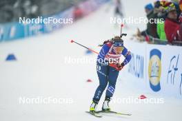 12.01.2024, Ruhpolding, Germany (GER): Chloe Levins (USA) - IBU World Cup Biathlon, sprint women, Ruhpolding (GER). www.nordicfocus.com. © Thibaut/NordicFocus. Every downloaded picture is fee-liable.